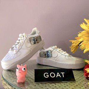 Nike Air Force 1 Low Triple White Modelo 5.5Y Wmn 7 Rare